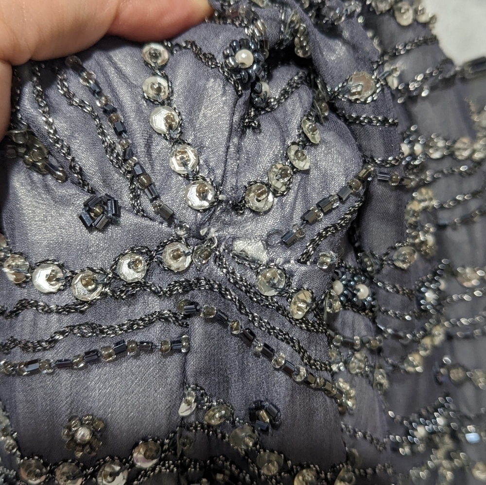 Cassandra Stone | Silk Beaded Jacket - Picture 9 of 9